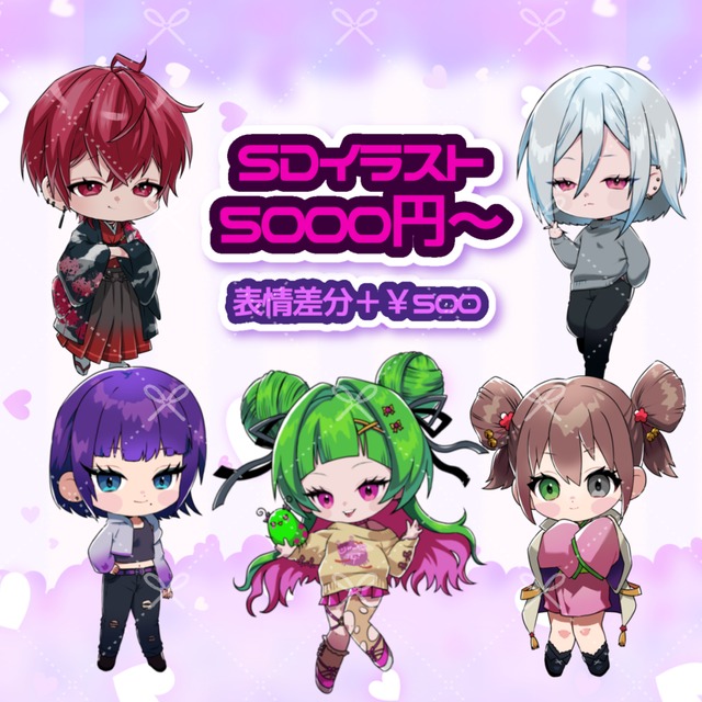 SDキャライラストの制作