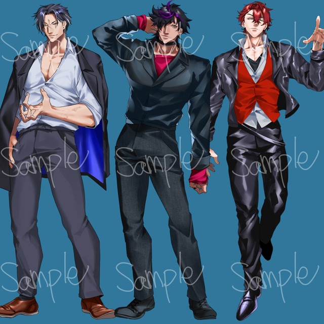 立ち絵イラストを描きます