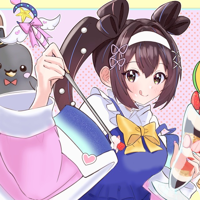 一枚絵を描きます（オリジナルキャラクターデザインや3面図など）