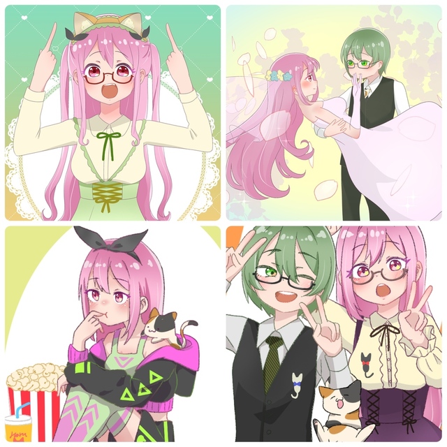 かわいい女の子のアイコン、オーダーイラスト作成させて下さい！