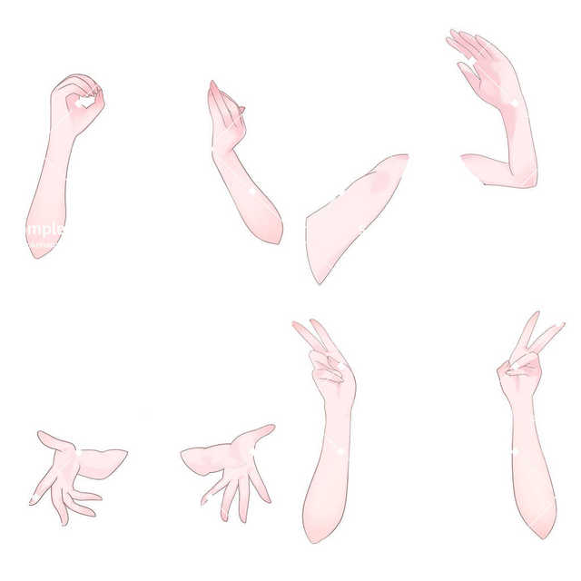 前腕差分イラスト