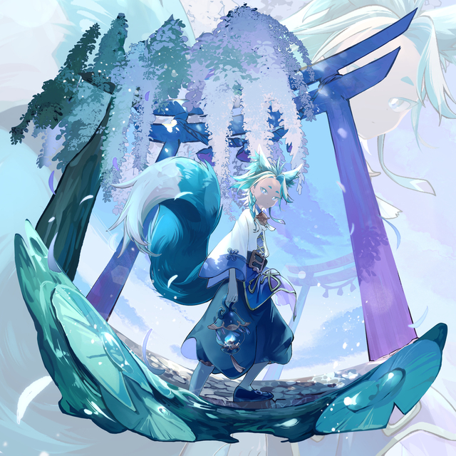 ヴィネット風立ち絵制作いたします【納期一か月前後】