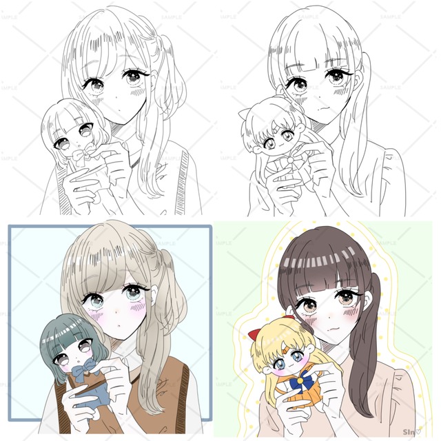 SNSアイコン 推しぬいイラスト