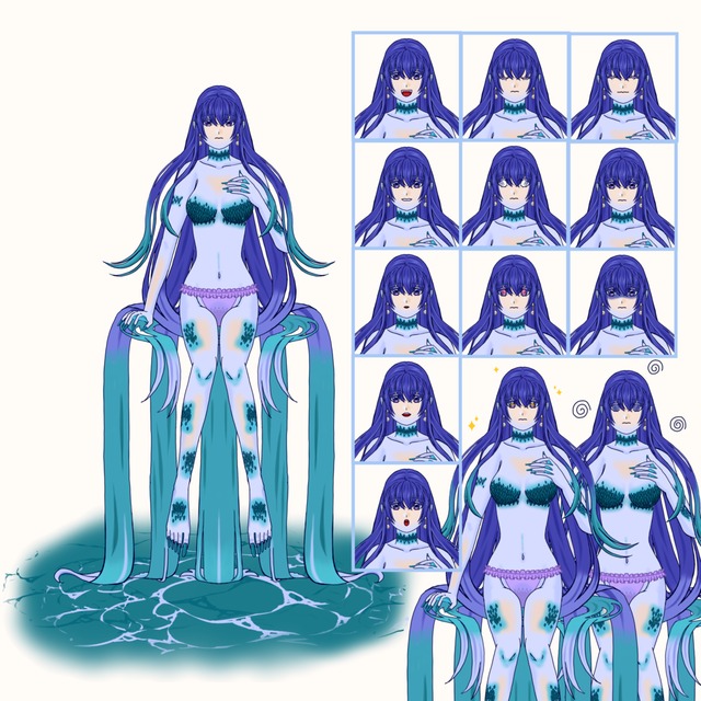 Live2D Design TRPG character Collection