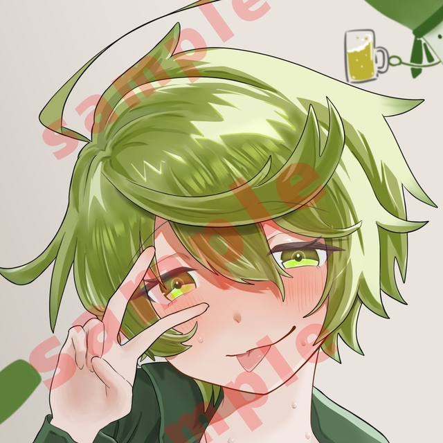 アイコン等顔アップ