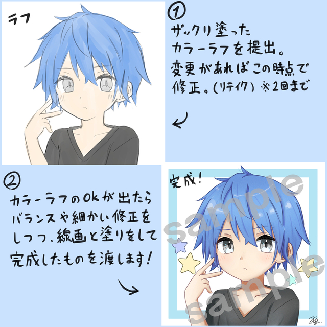 少年少女 スプラのオリイカok のsnsアイコン描きます スキマ スキルのオーダーメイドマーケット Skima