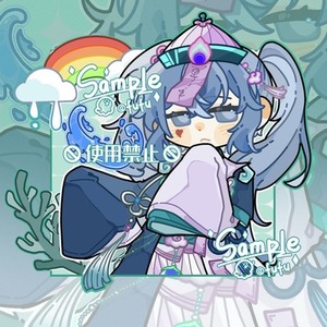 【特別価格】背景付きデフォルメキャラクター制作します