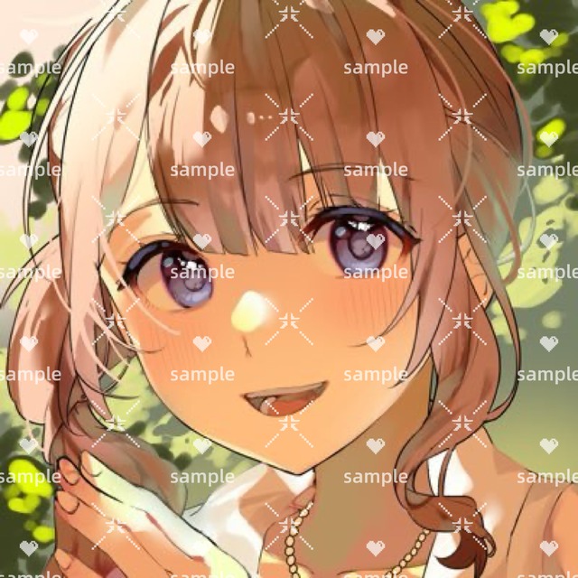 キラキラ可愛いSNSアイコン作成します