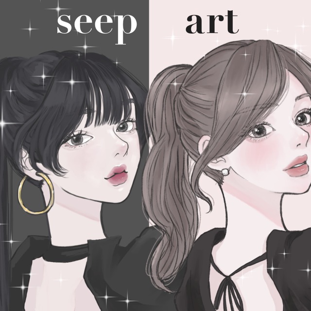 大人可愛いイラスト❁⃘配信やサムネイルも！