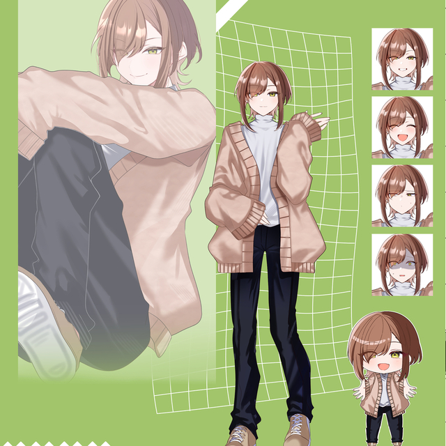 【期間限定価格】TRPGやグッズなどに使える全身立ち絵を描きます