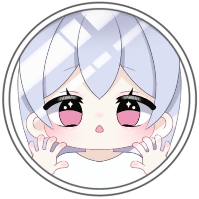 窓から覗いてるようなキャラアイコン