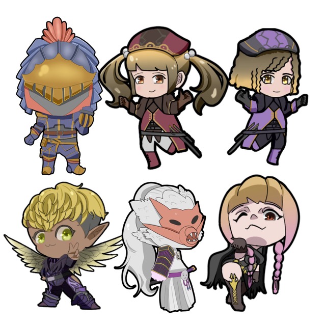 デフォルメミニキャラ描かせていただきます！！