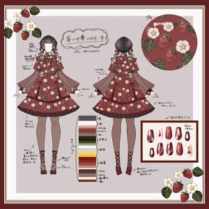 衣装デザイン(柄物/フリル/レース/アクセサリーなどok！)