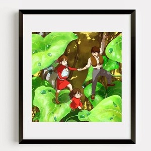 ジブリ風似顔絵　ウェルカムボード　プレゼント