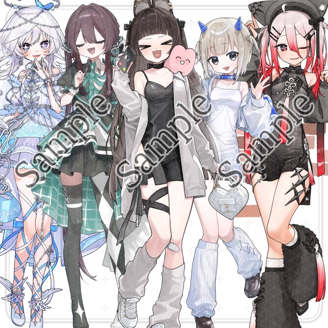 立ち絵制作承ります！【TRPG/動画配信者様向け】