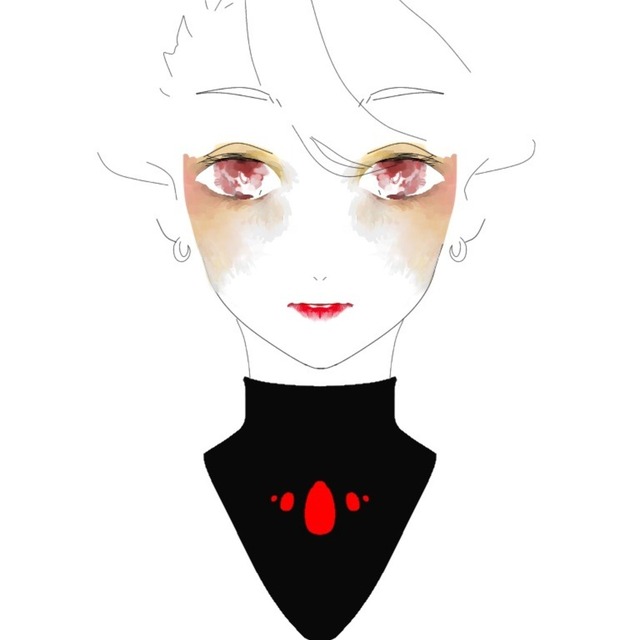 SNSアイコン 承ります 英国風顔イラスト