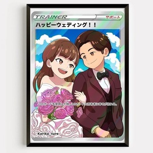 アニメ・マンガ風似顔絵　ウェルカムボード　プレゼント
