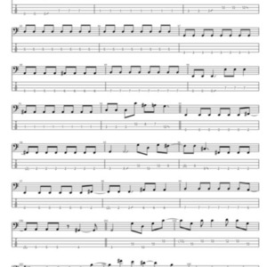 [音楽・TAB譜制作]ベースを耳コピしてTAB譜・楽譜制作します。