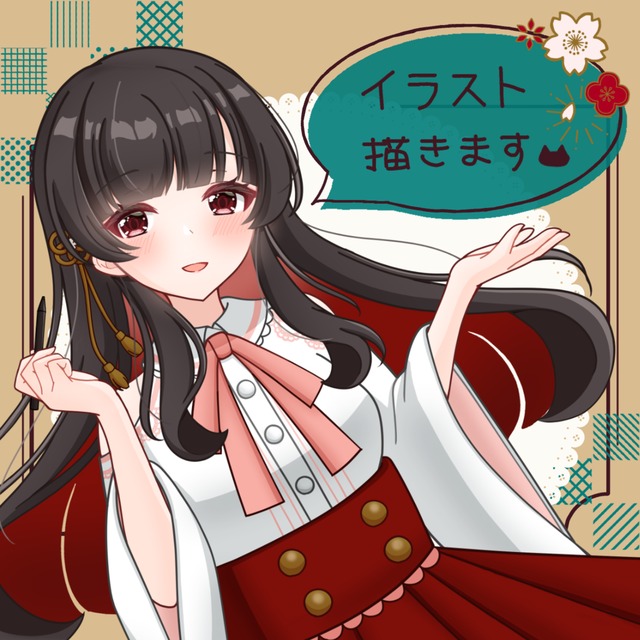 一枚絵制作承ります❁