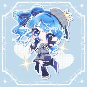 短納期◎ミニキャライラストお描きします！淡くポップなイラストをお手頃価格で！