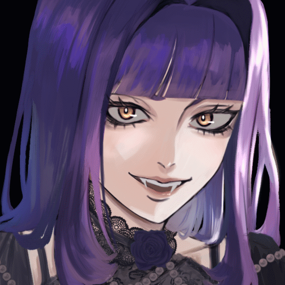 闇と美の融合｜厚塗りゴシックアイコンお描きします