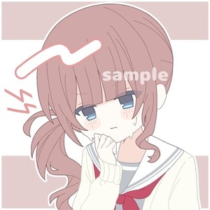 アイコンイラスト描きます！(胸上のみ)