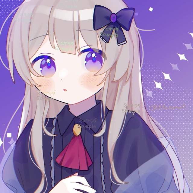 SNSアイコンと一枚絵制作