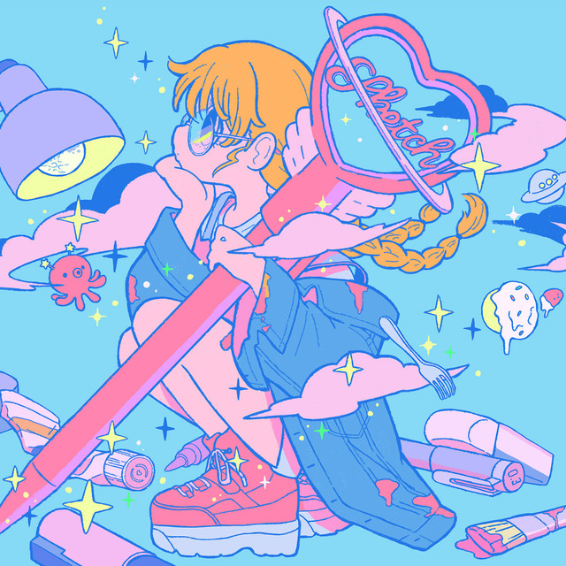 商用利用OK！ポップで可愛い一枚絵をお描きします！