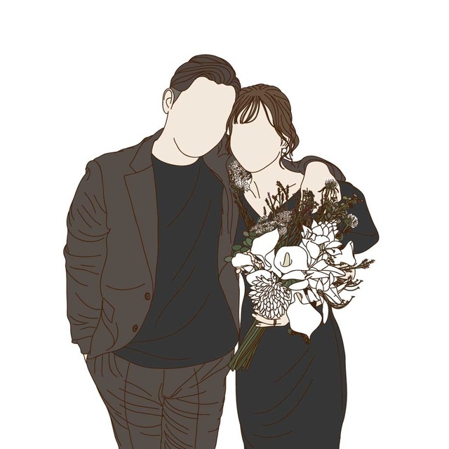 思い出の写真をお洒落なイラストに♡