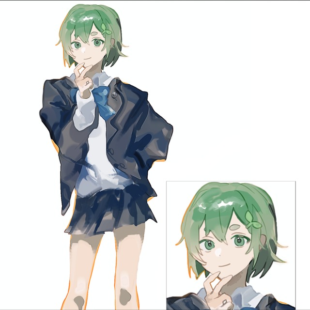 厚塗りで透明感のあるイラスト描きます