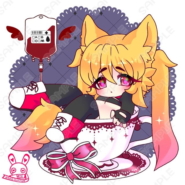 ティーカップ量産イラスト