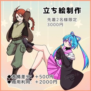 【先着2名様限定】立ち絵アニメ調