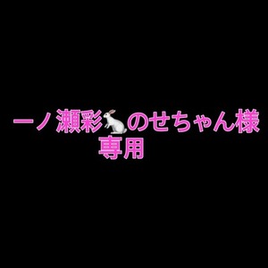 一ノ瀬彩🐇のせちゃん様専用