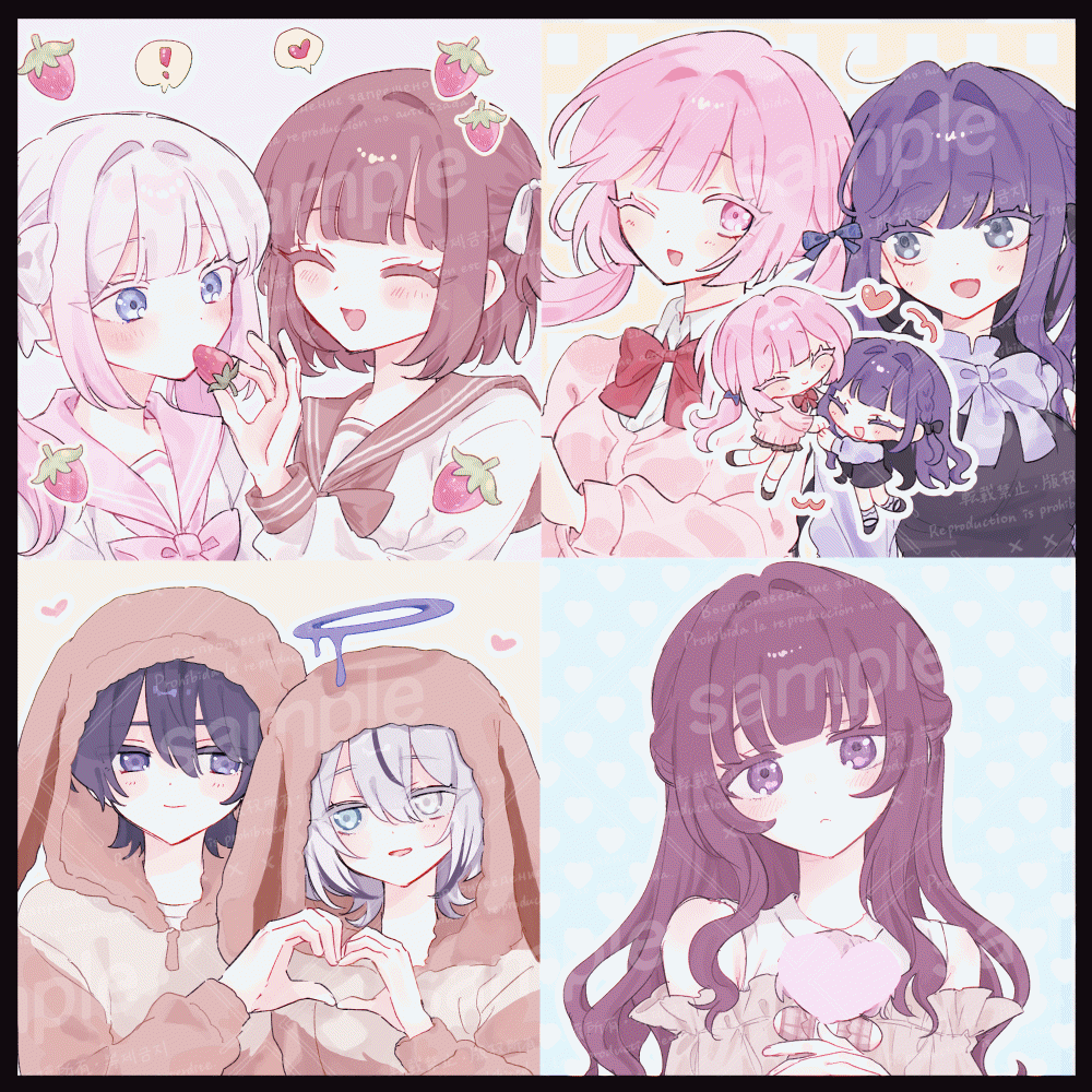 《最短2日特急料金無し！》胸上/SDイラストお描きします！