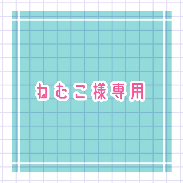 ねむこ様専用ページ