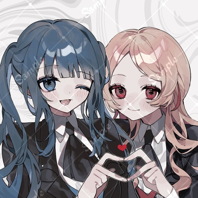 ペア画イラスト制作