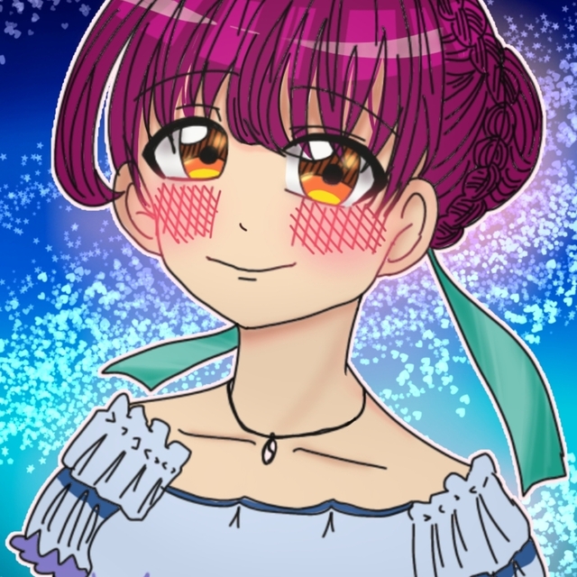 夏の夜空と君の顔