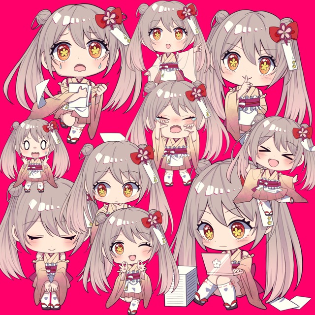 ♡かわいいミニキャラお描きします♡SDデフォルメ全身の商品画像4枚目