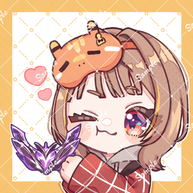 【かわいい】SNSアイコン・デフォルメキャラ作成します。