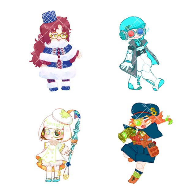 デフォルメキャラクター作成