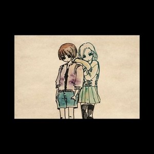 ノスタルジックなマーカー水彩イラスト描きます-一発描きの線の味わい