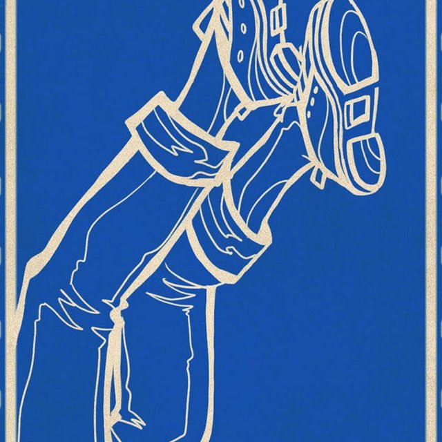 あなたのお気に入りの靴と足元を版画風に描きます