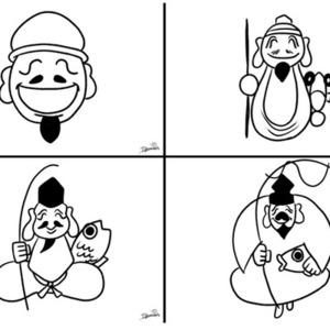 可愛い塗り絵制作します-お子様の趣味にも、教育現場にも