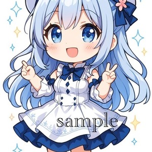 可愛い２頭身ちびキャラ描きます♡SNSやアイコンに使える！