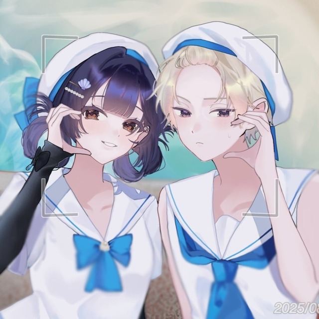 可愛いと綺麗が半々なイラスト