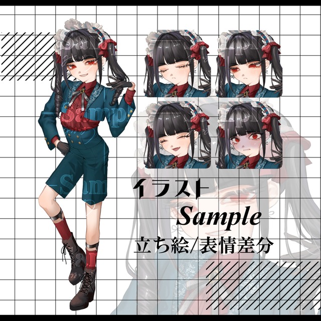 【立ち絵】キレイで可愛いイラストを描きます