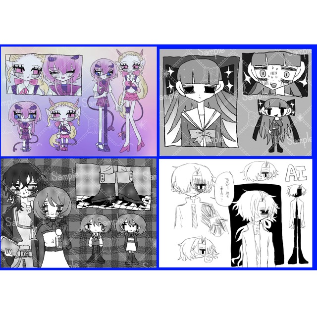 さくま♔.゜様　　イラストオーダー　夢絵　色紙 夢絵/OCなどイラストオーダー | SKIMA（スキマ）