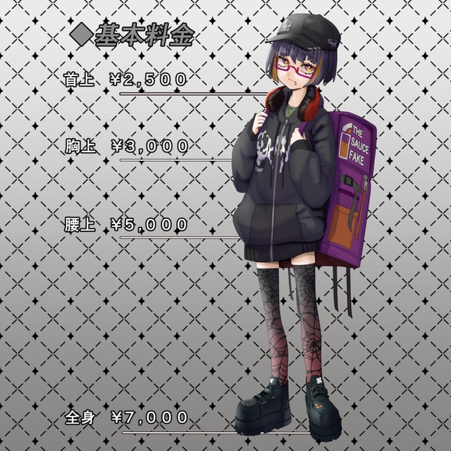 SNSアイコン、立ち絵イラスト制作【配信/ゲーム/動画など】