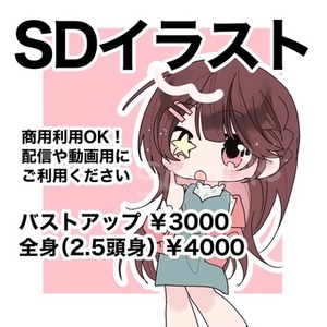 【SNSアイコンや動画に】SDキャラクター