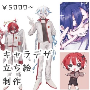 キャラクターデザイン、立ち絵制作